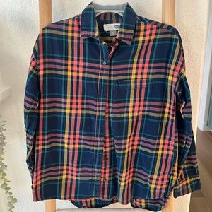 Old navy colorful flannel extra small